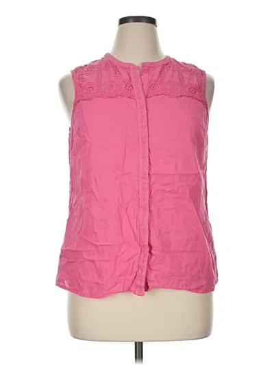 Pre-owned Boden Sleeveless Blouse In Pink