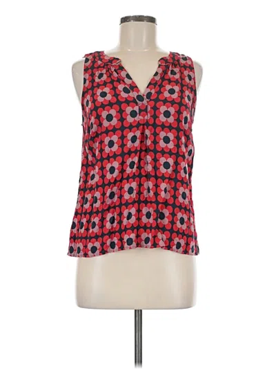 Pre-owned Boden Sleeveless Blouse In Red