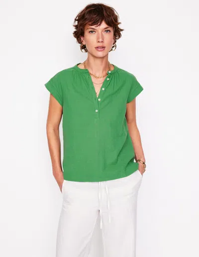 Boden Sleeveless Double Cloth Topparadise Green Women