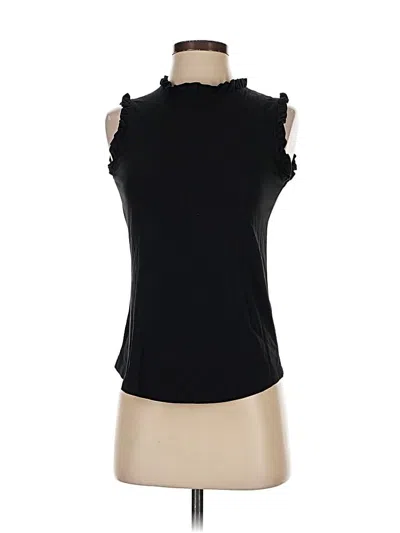 Pre-owned Boden Sleeveless Top Black Keyhole Neckline Tops