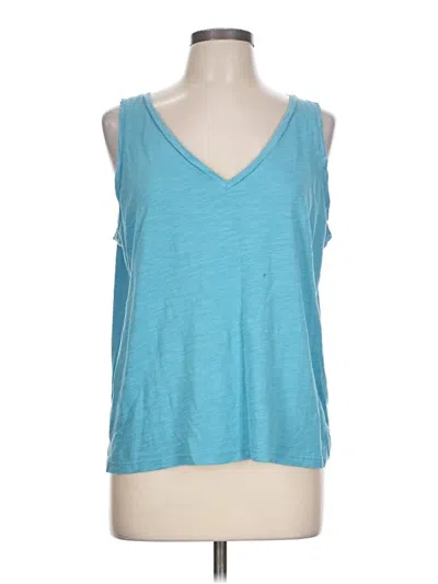 Pre-owned Boden Sleeveless Top Teal V-neck Tops