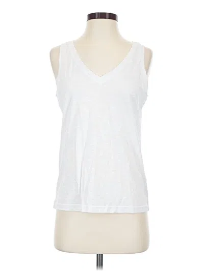Pre-owned Boden Sleeveless T-shirt In White