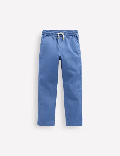 Boden Kids' Schmal Geschnittene Hose Zum Hineinschlüpfen-flussblau In Blue