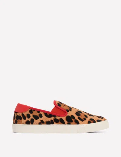 Boden Slip On Trainer Leopard Women  In Brown