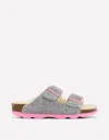 Boden Slipper Mit Doppeltem Riemen-anthrazit Meliert In Gray