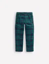 Boden Smart Tailored Pants Blackwatch Check  In Black