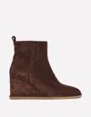 Boden Smart Wedge Boots Bitter Chocolate  In Brown