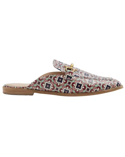 Boden Snaffle Detail Backless Leather Loafer In Multi