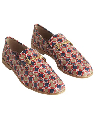 Boden Snaffle Detail Leather Loafer In Multi