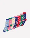 Boden Socks 7 Pack 12 Days Of Christmas  In Multi