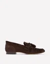 Boden Soft Ruched Loafers Chocolate  In Brown