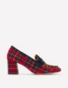 Boden Sol Pennyloafer Mit Blockabsatz-schottenkaro In Multi