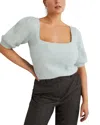 Boden Square Neck Fluffy Mohair & Wool-blend C Jumper