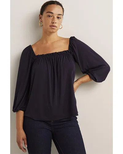 BODEN SQUARE NECK SWING JERSEY TOP