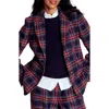 Boden Stamford Wool Blend Blazer In Multi
