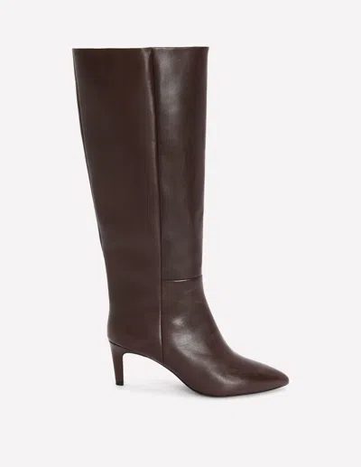 Boden Stiefel Mit Geradem Schaft Und Absatz In Schoko | Grösse 36 In Braun