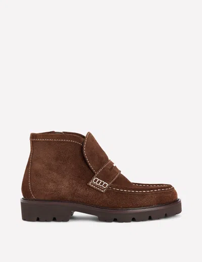 Boden Stiefeletten Im Loafer-stil In Schoko | Grösse 36 In Braun