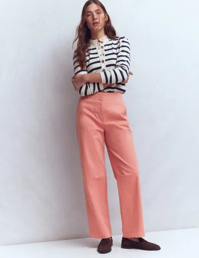Boden Straight Taper Pants Vintage Rose  In Pink