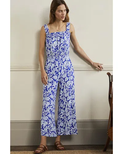 Boden Strappy Jersey Jumpsuit In Blue