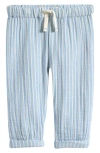 Boden Stripe Double Cloth Drawstring Pants In Blue