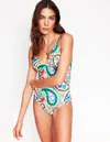 Boden Interest Strap Swimsuit Multi, Meadow Paisley Women  In Multi/ Meadow Paisley