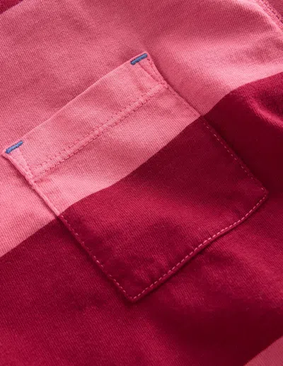 Boden Kids' Stückgefärbtes Langarmshirt In Rot | Grösse 98