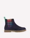 Boden Suede Chelsea Boots College Navy Suede  In Blue