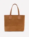 Boden Suede Tote Bagtan Women  In Tan