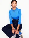 Boden Superweiches Oberteil Mit Rüschendetail-kapitänsblau In Blue