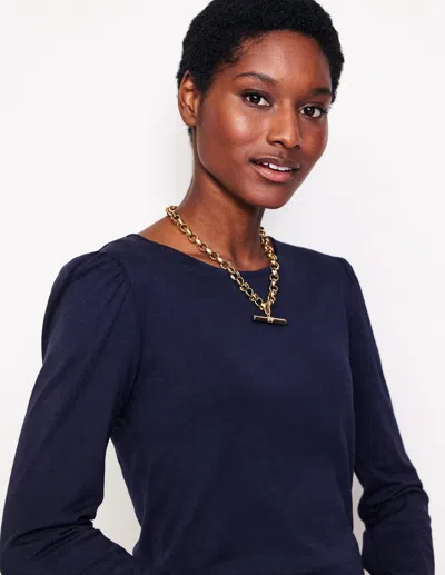 Boden Supersoft Long Sleeve Topnavy Women  In Blue