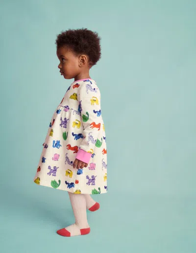 Boden Babies' Sweatshirt Dressrainbow Pets Girls