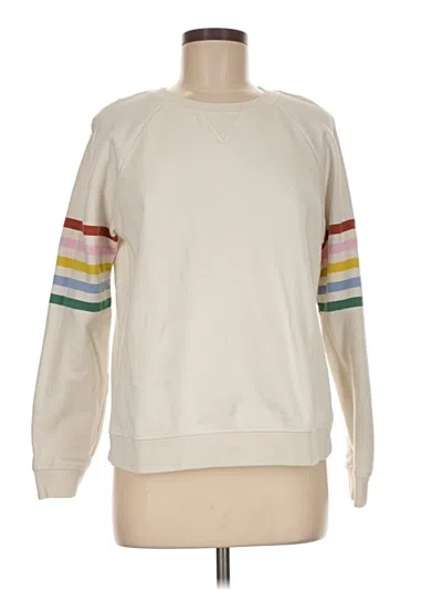 Pre-owned Boden Sweatshirt In Ivory