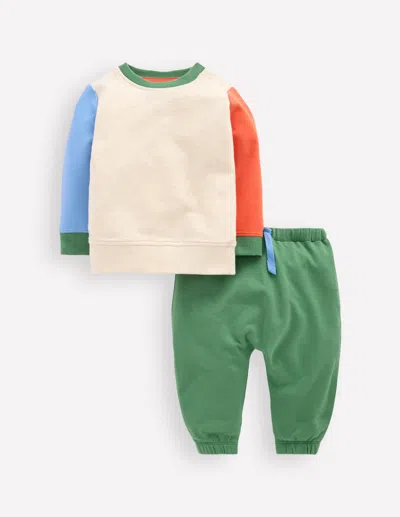 Boden Babies' Sweatshirt Play Set Multi Colour Block