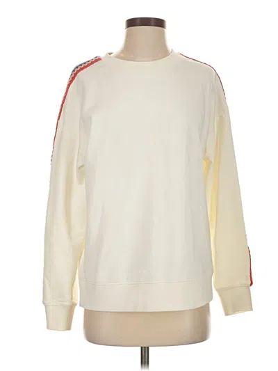 Pre-owned Boden Sweatshirt In White