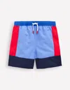 Boden Swim Shorts Colourblock Stripe  In Multi