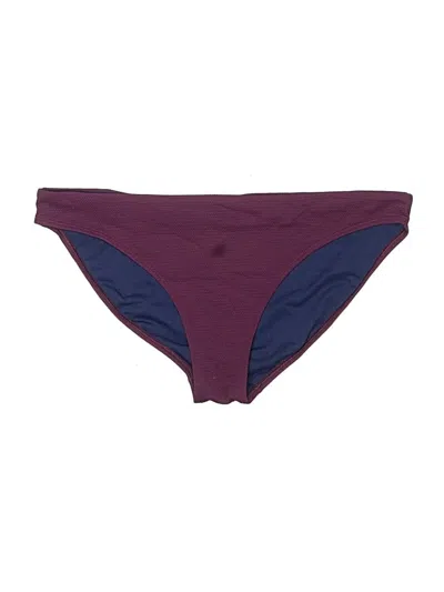 Pre-owned Boden Swimsuit Bottoms In Burgundy
