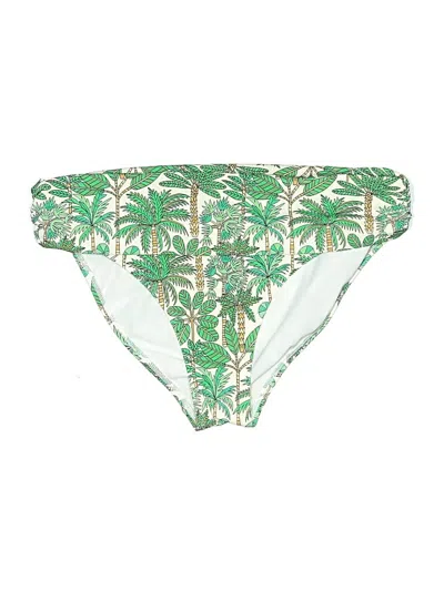 Pre-owned Boden Swimsuit Bottoms In Green