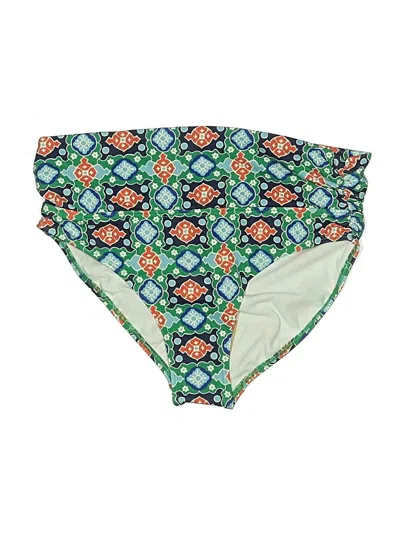 Pre-owned Boden Swimsuit Bottoms In Green