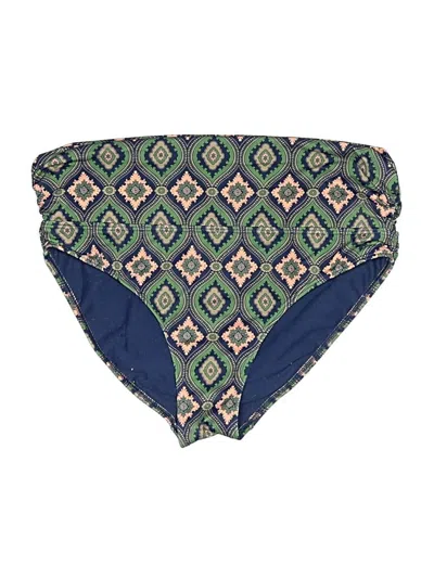 Pre-owned Boden Swimsuit Bottoms In Green