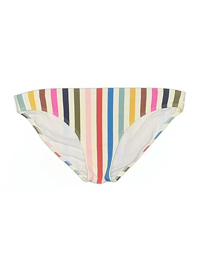 Pre-owned Boden Swimsuit Bottoms In White