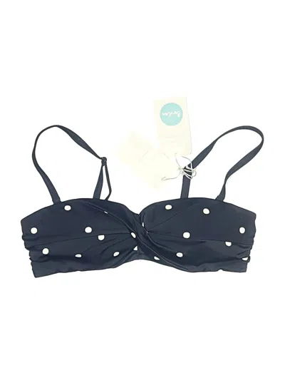 Pre-owned Boden Swimsuit Top Blue Swimwear