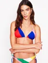 Boden Symi String Bikini Topmulti, Rainbow Cascade Women  In Multi/ Rainbow Cascade