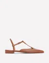 Boden T Bar Point Flats Tan  In Brown