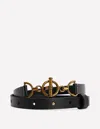 Boden T Bar Ring Belt Black  In Black