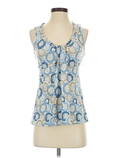 Pre-owned Boden Tank Top Blue Halter Neckline Tops
