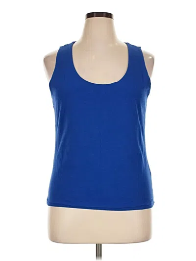 Pre-owned Boden Tank Top Blue Halter Neckline Tops