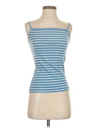 Boden Tank Top Blue Strapless Neckline Tops