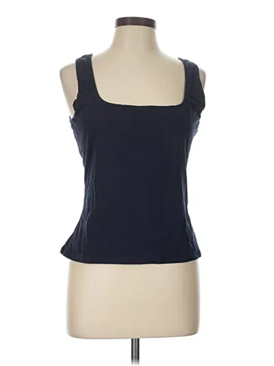 Pre-owned Boden Tank Top Blue Strapless Neckline Tops