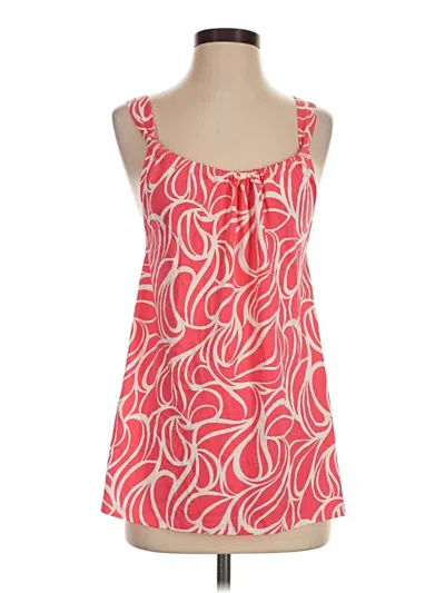 Pre-owned Boden Tank Top Red Strapless Neckline Tops