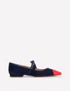 BODEN TASSEL TIE POINT FLATNAVY AND POPPY RED WOMEN BODEN